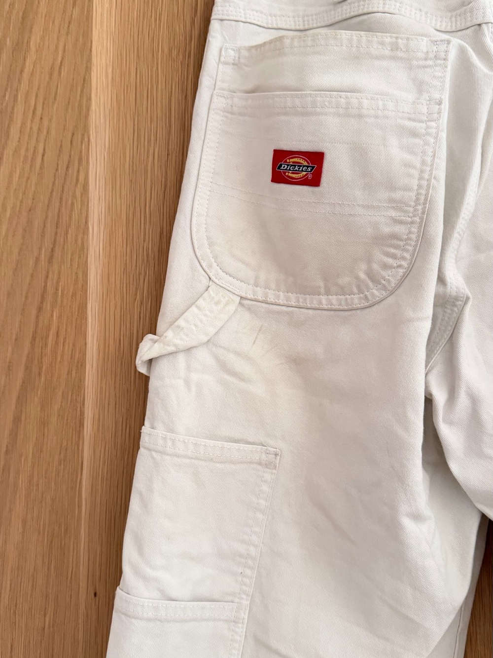 Dickies Men’s White Relaxed Carpenter Jeans